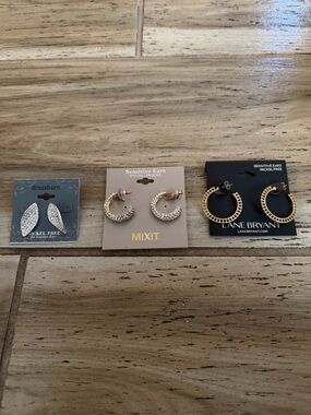 Lane Bryant Mixit Dressbarn earrings